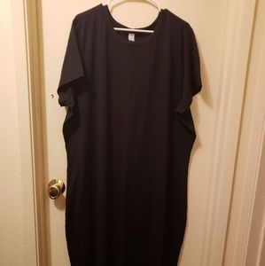 Old navy knit fitted t-shirt dress size 4x